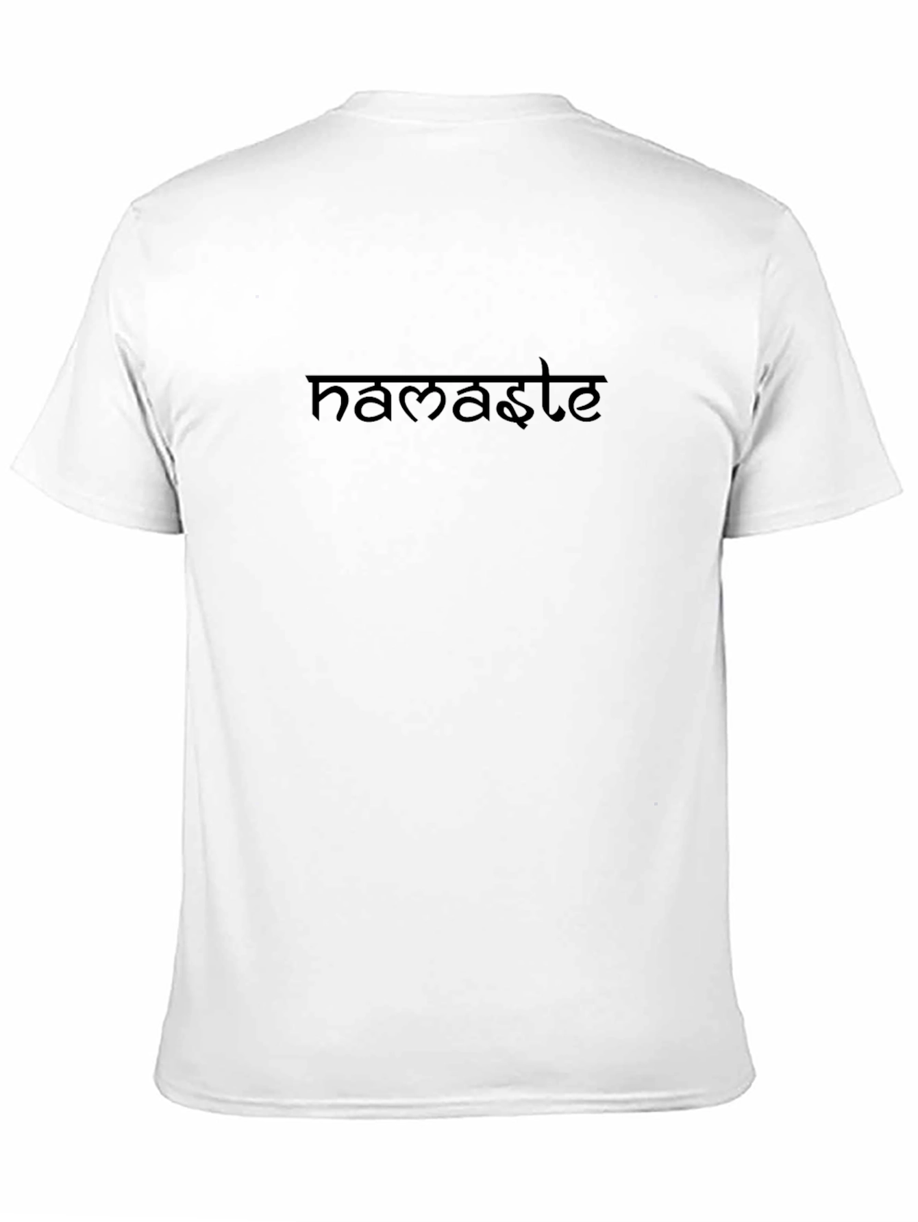 Namaste Graphic Print Black T-Shirt