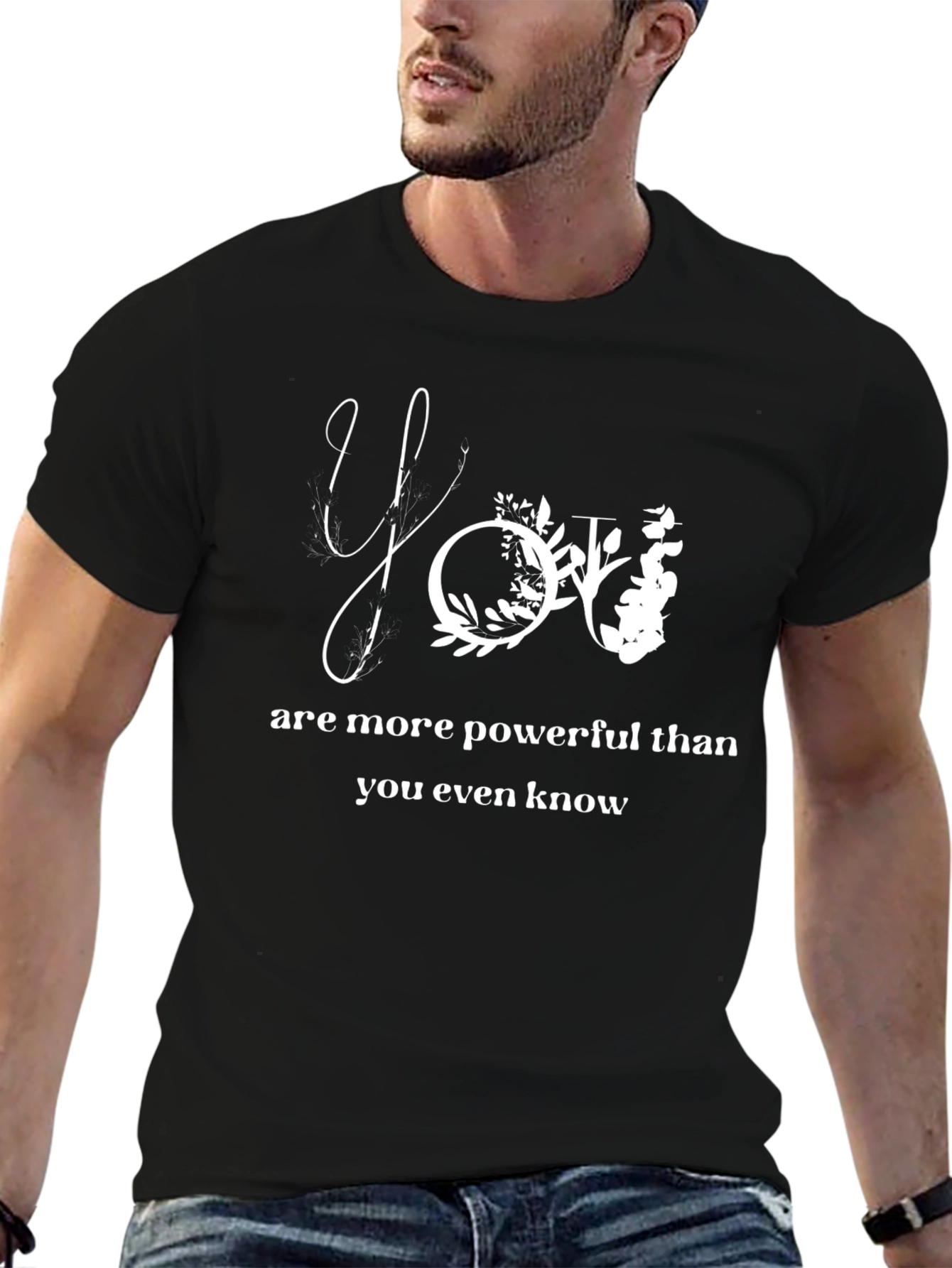 Empowering Floral You Graphic Tee