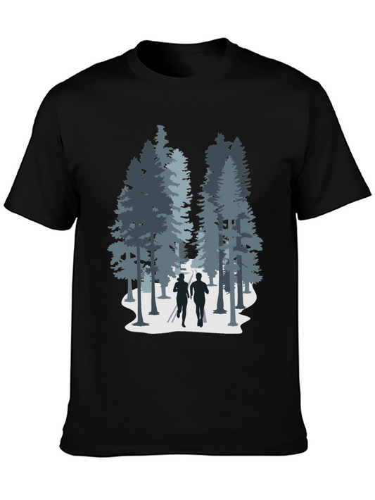 Nature Run Black Tee