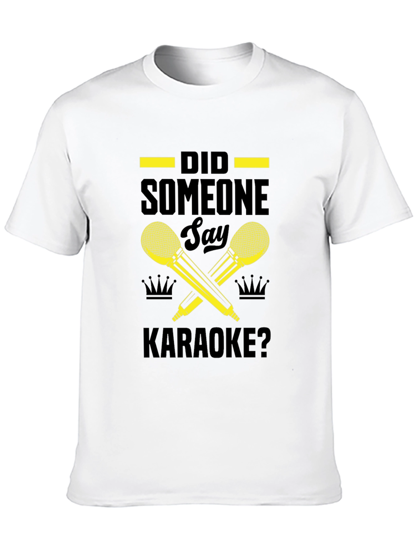 Karaoke Microphone Graphic Tee