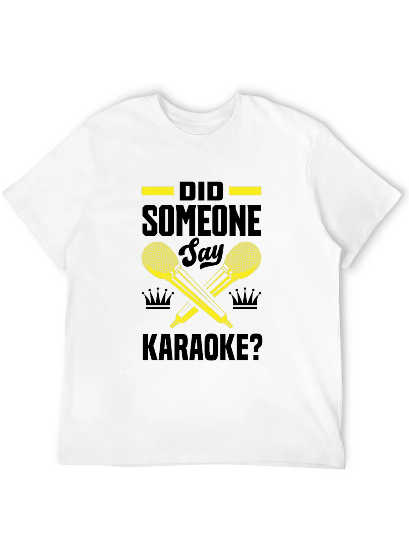 Karaoke Microphone Graphic Tee