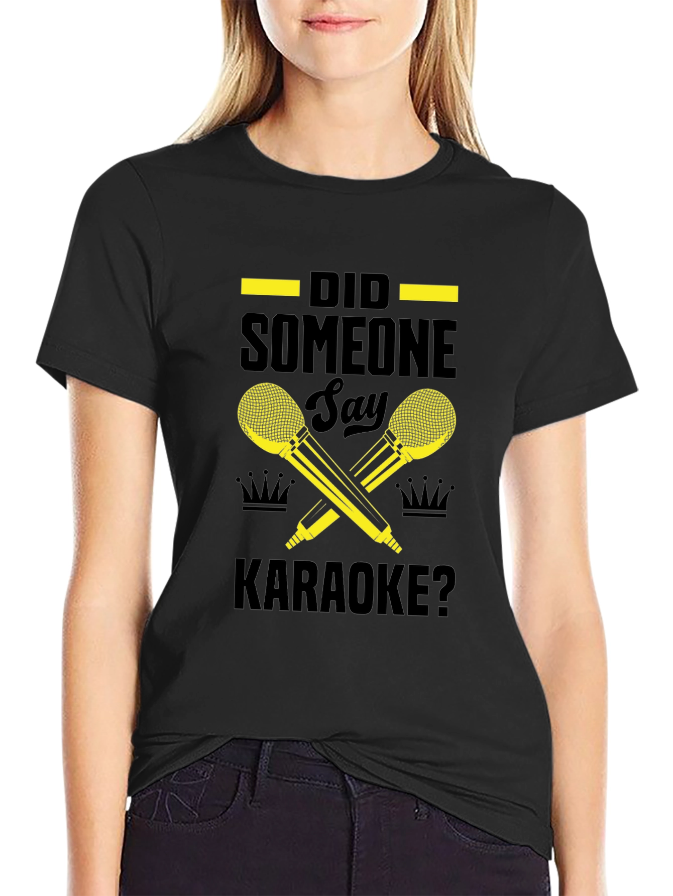 Karaoke Microphone Graphic Tee