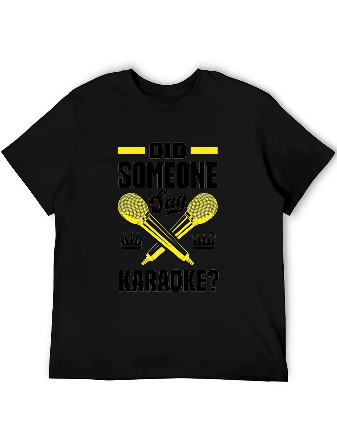 Karaoke Microphone Graphic Tee