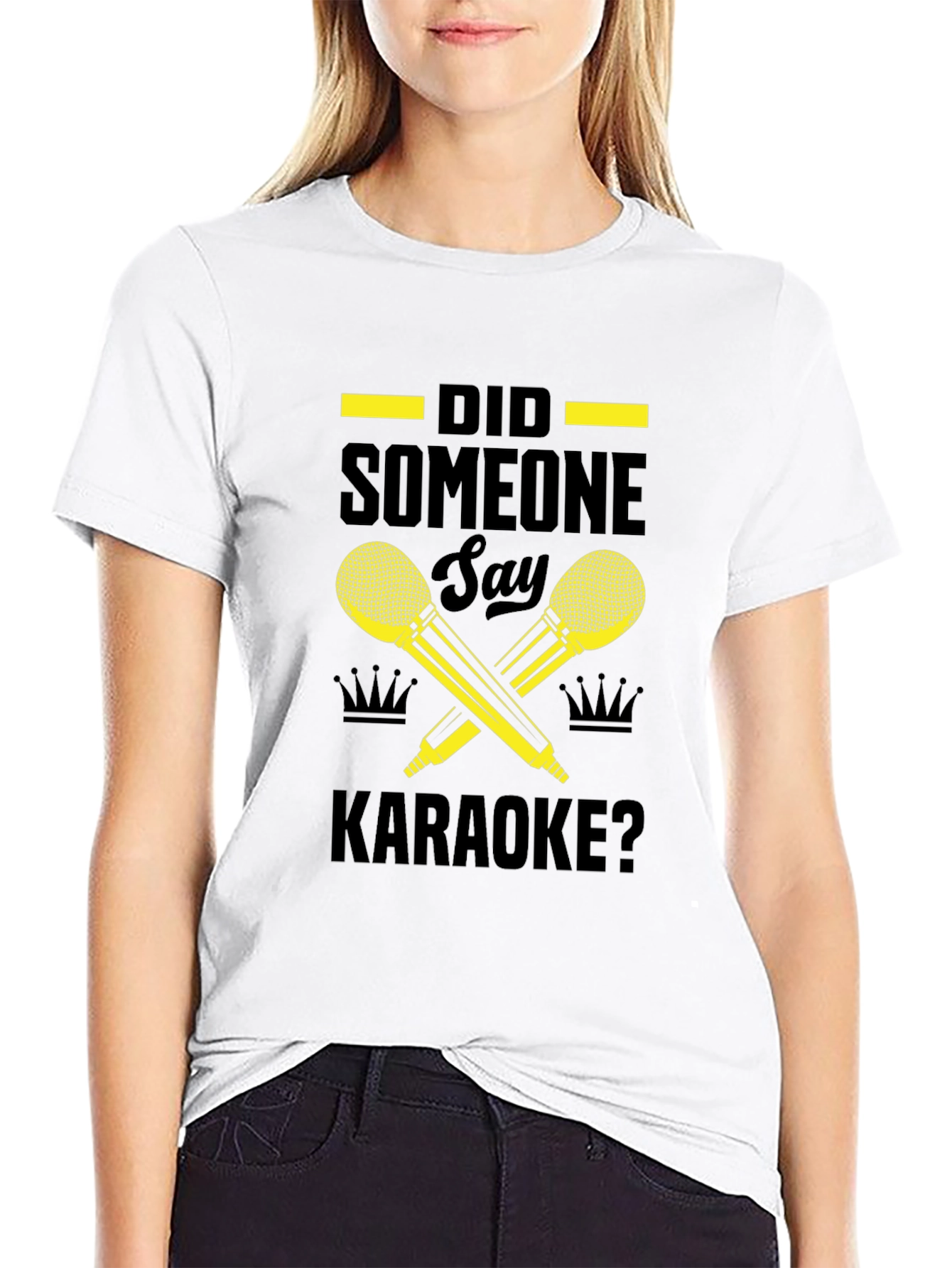 Karaoke Microphone Graphic Tee