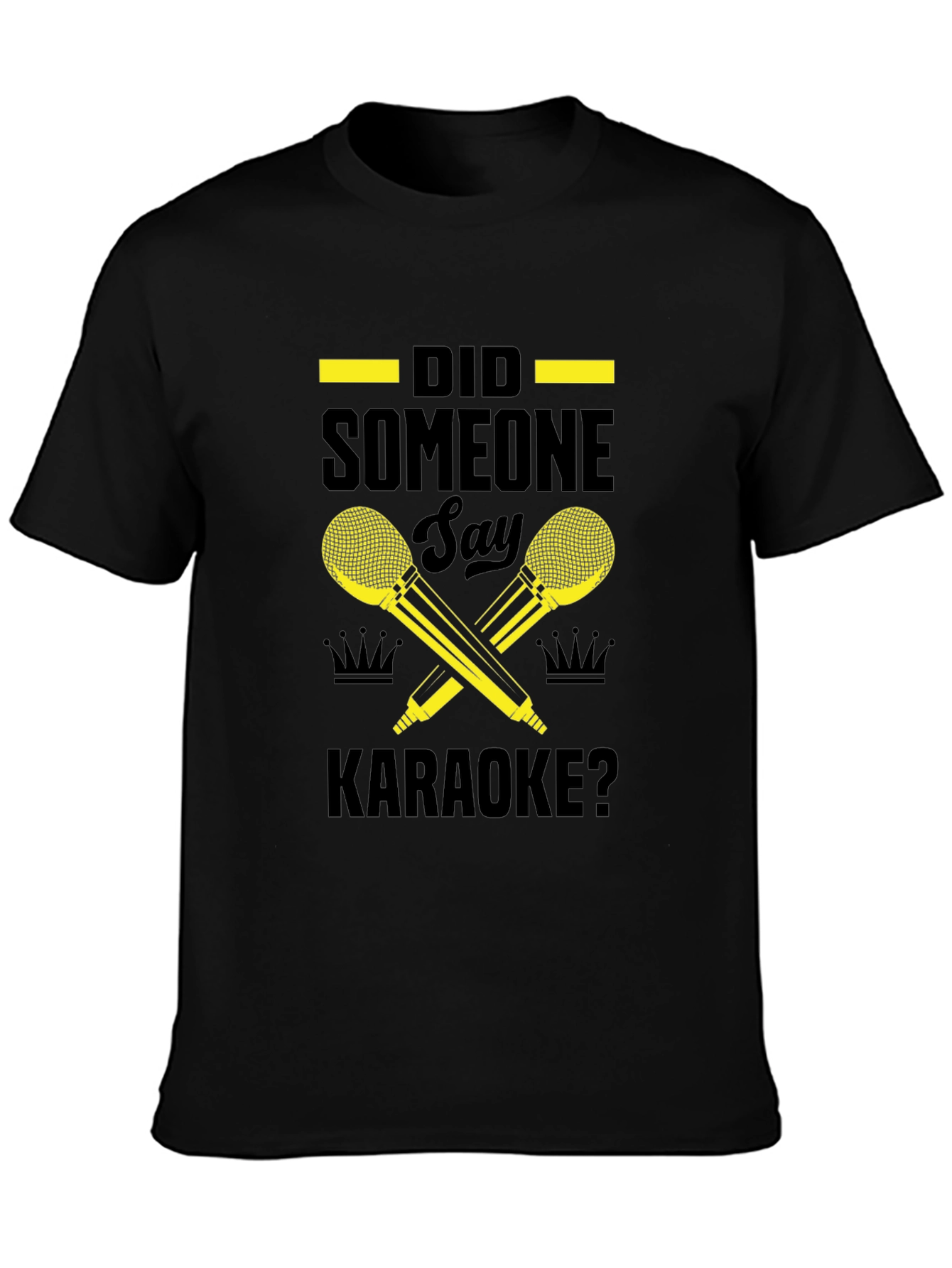 Karaoke Microphone Graphic Tee