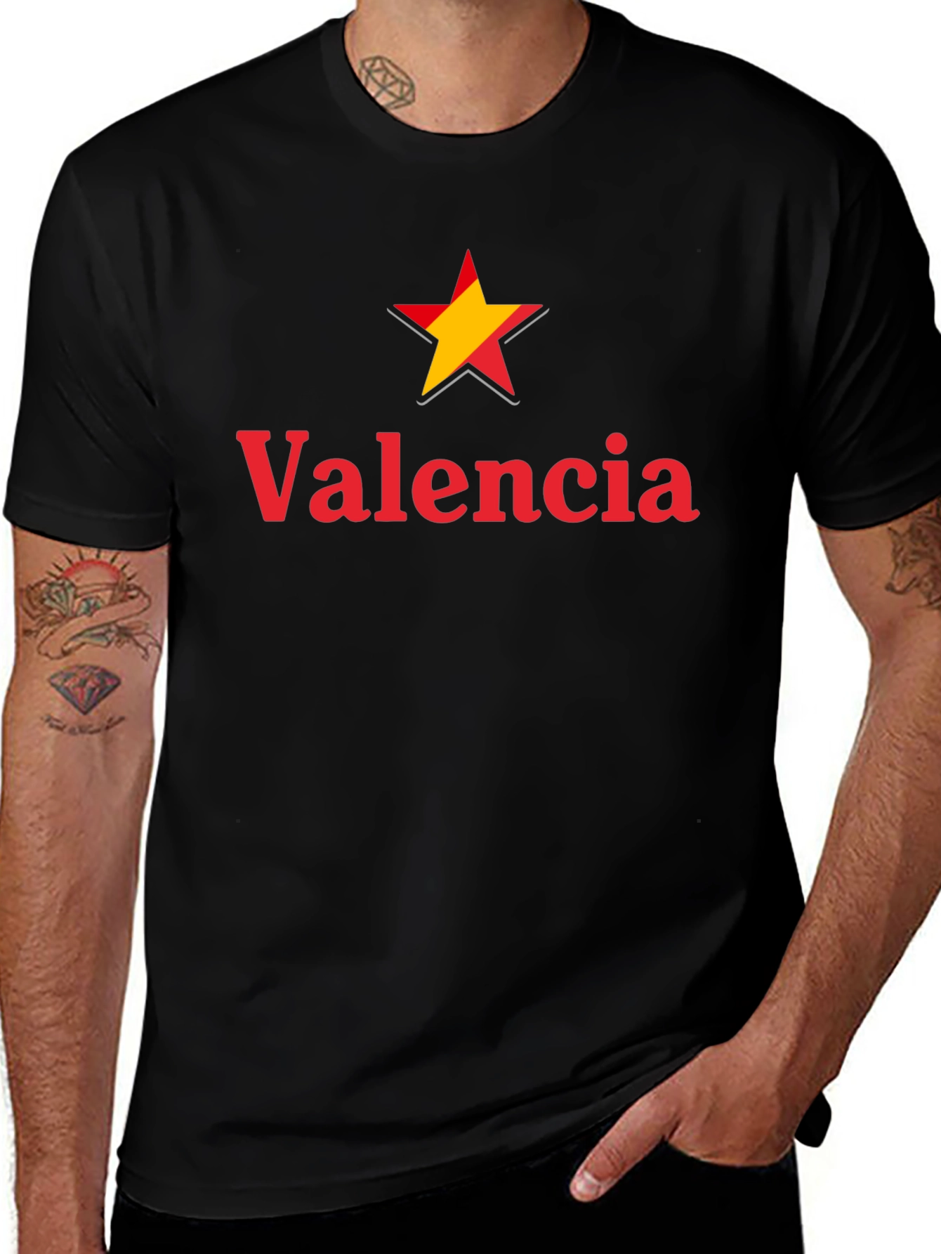 Valencia Star T-Shirt - Premium Cotton Tee
