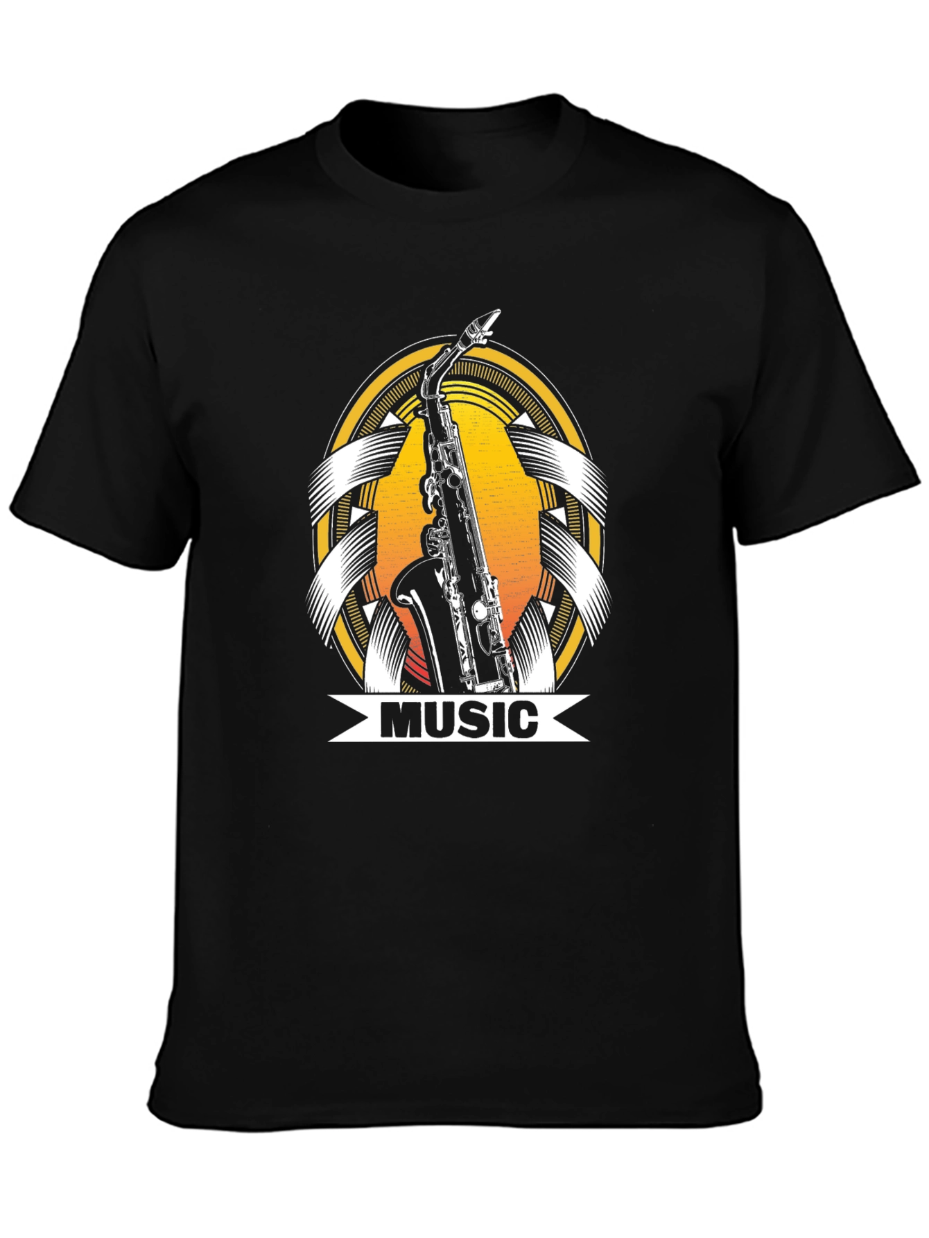 Saxophone Music T-Shirt - Unique Musician Gift