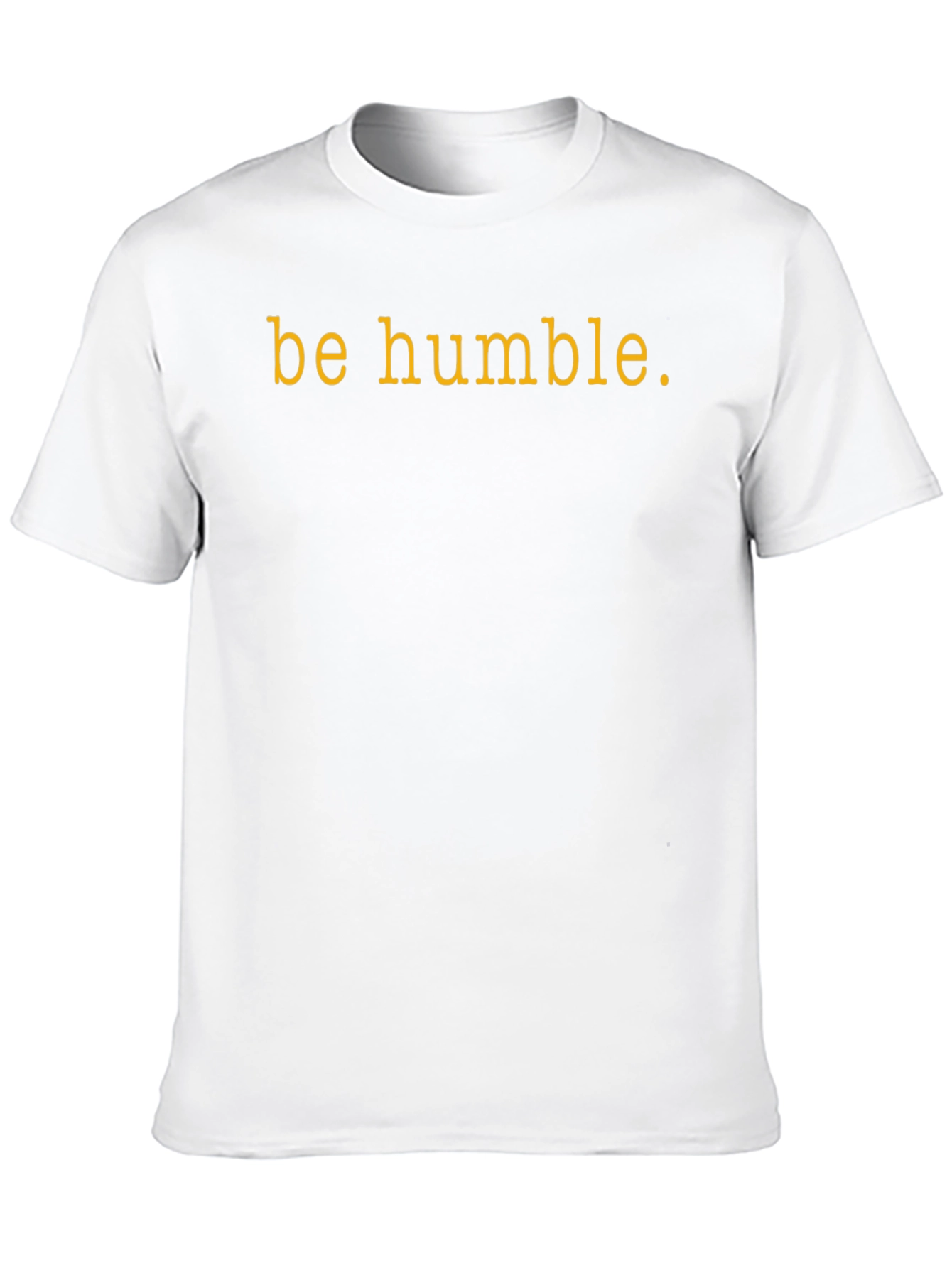 Be Humble Graphic Tee - Black Cotton T-Shirt