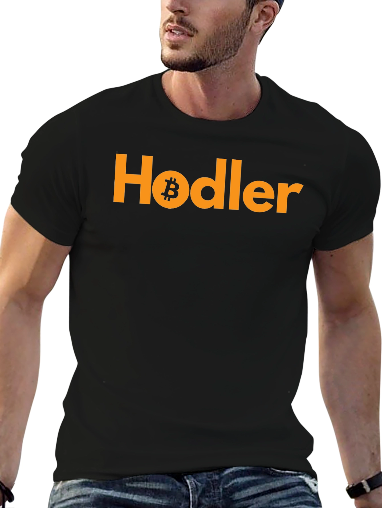 Hodler Bitcoin Crypto T-Shirt - Black