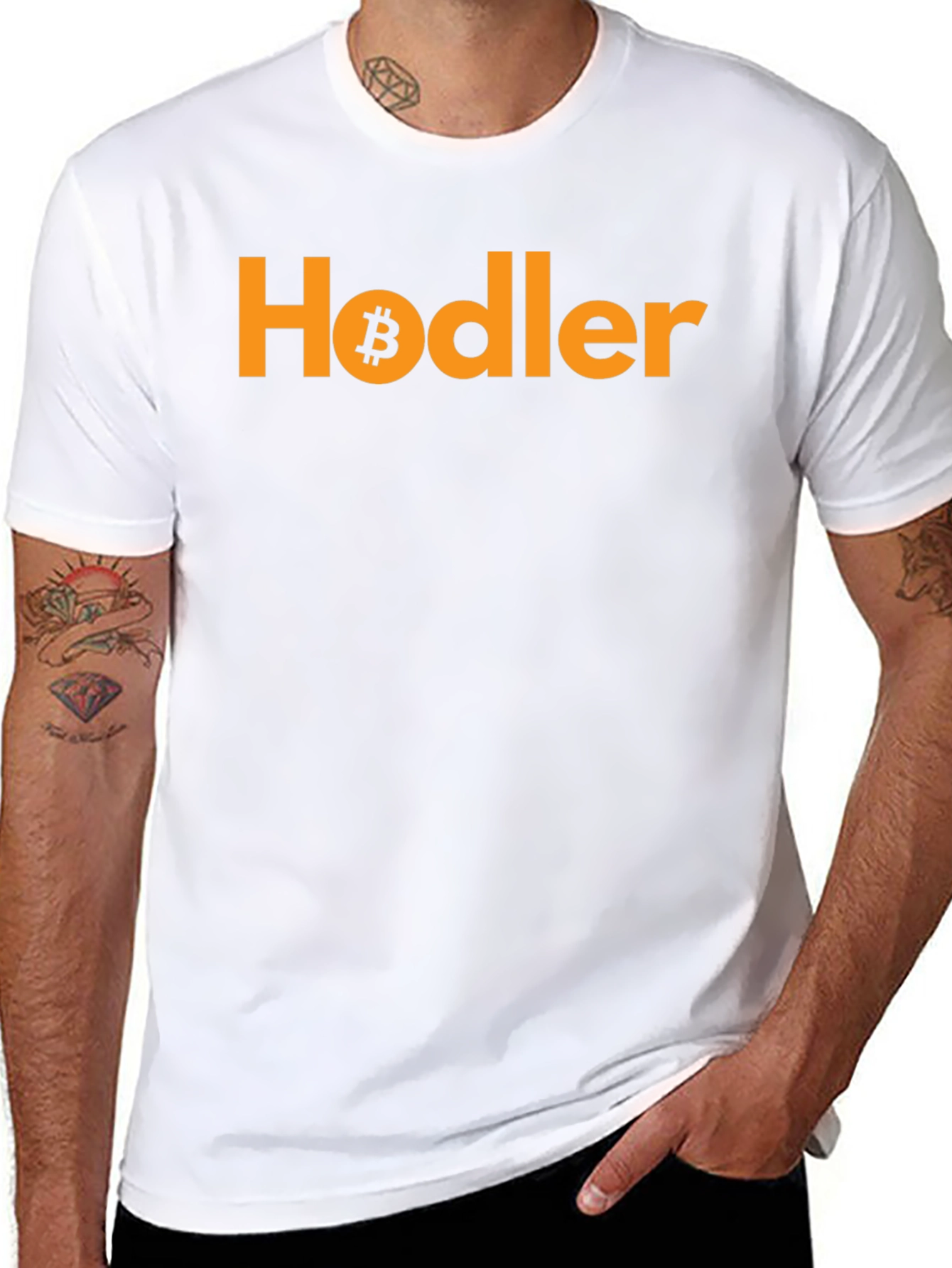 Hodler Bitcoin Crypto T-Shirt - Black