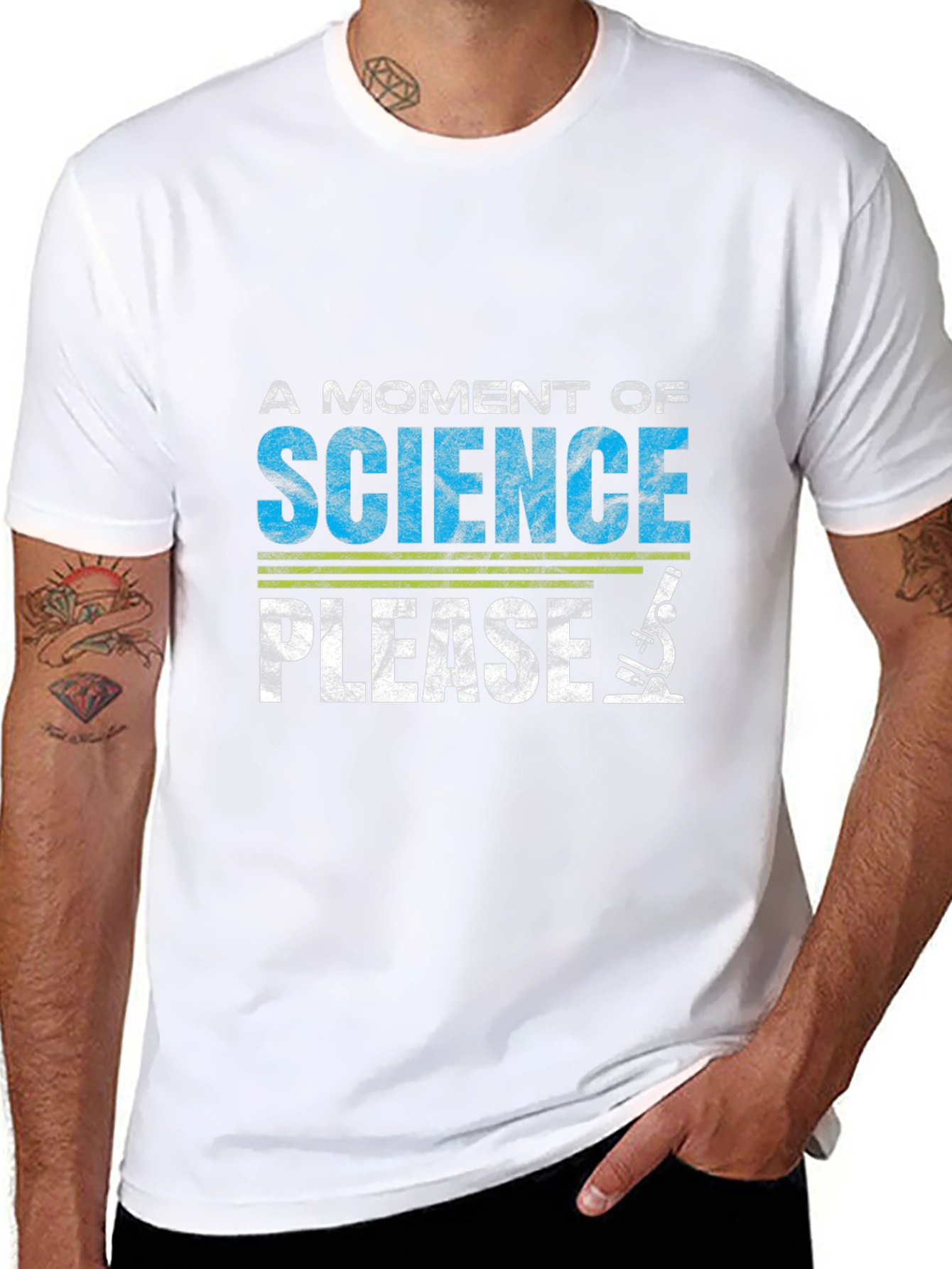 Science Please Graphic T-Shirt