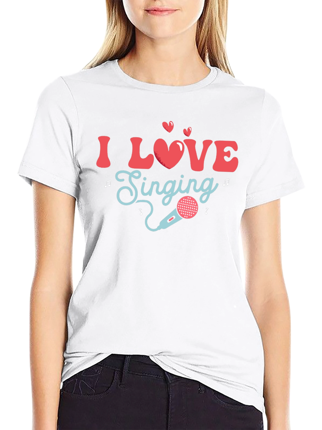 I Love Singing Graphic T-Shirt