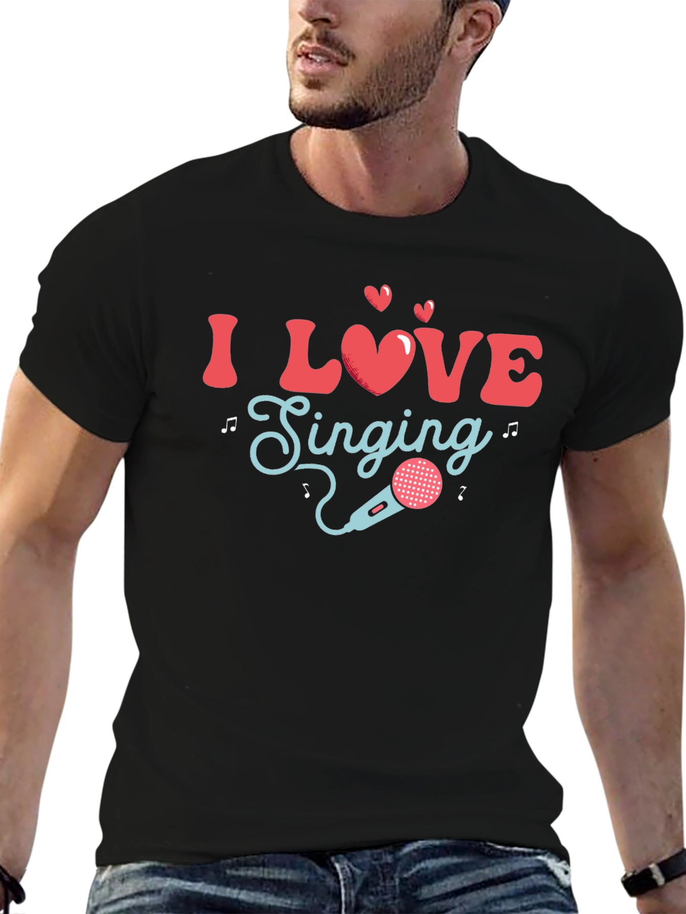 I Love Singing Graphic T-Shirt
