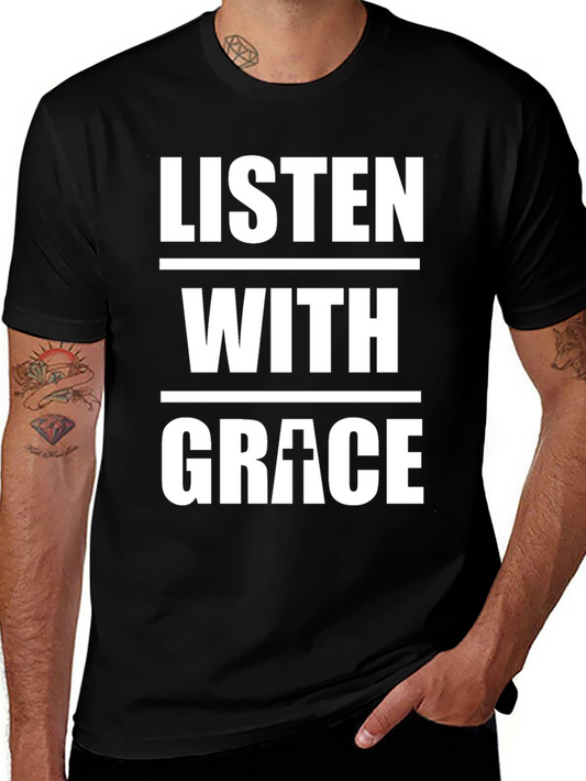 Listen With Grace Graphic Tee