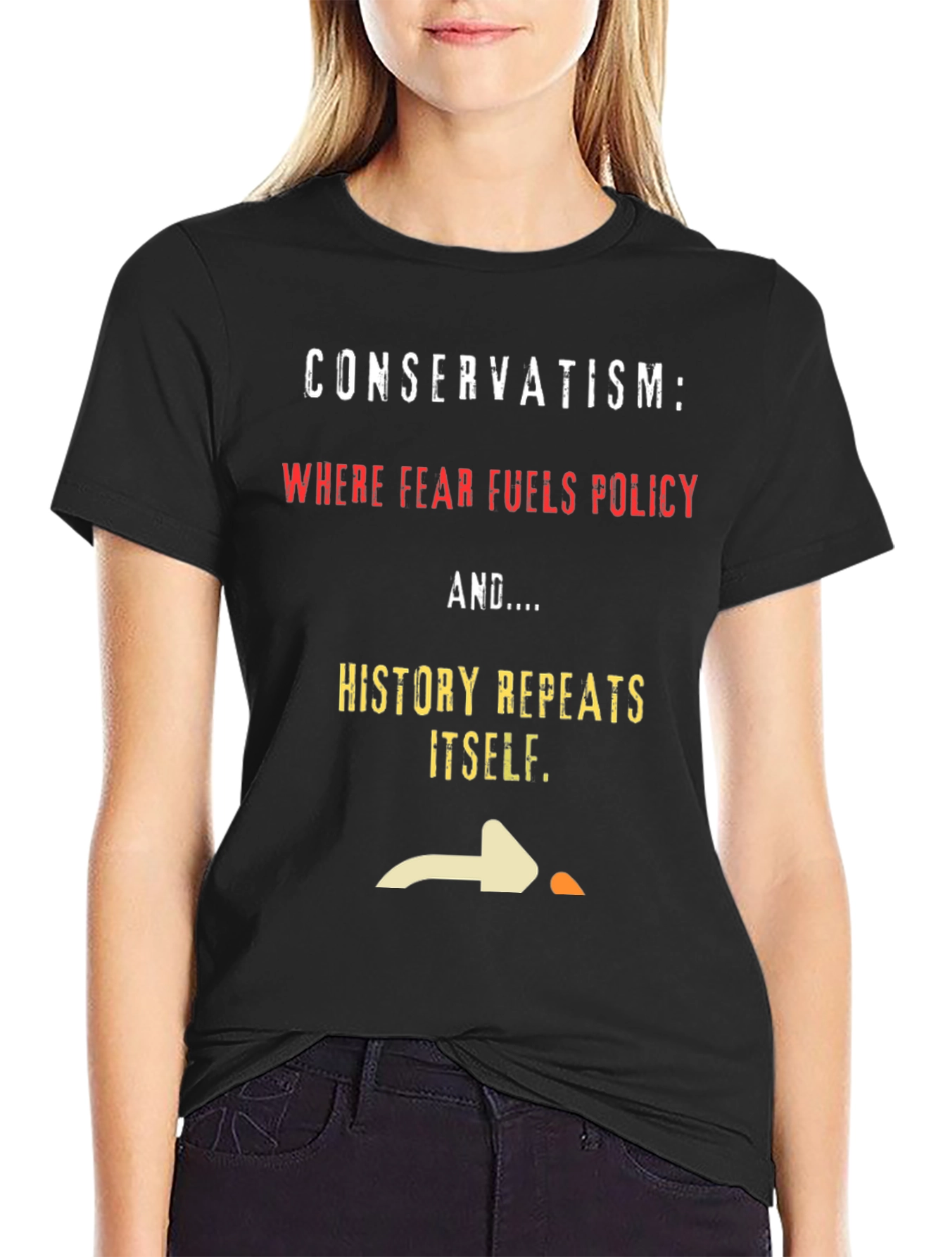 Conservatism History Repeats Itself Graphic Tee
