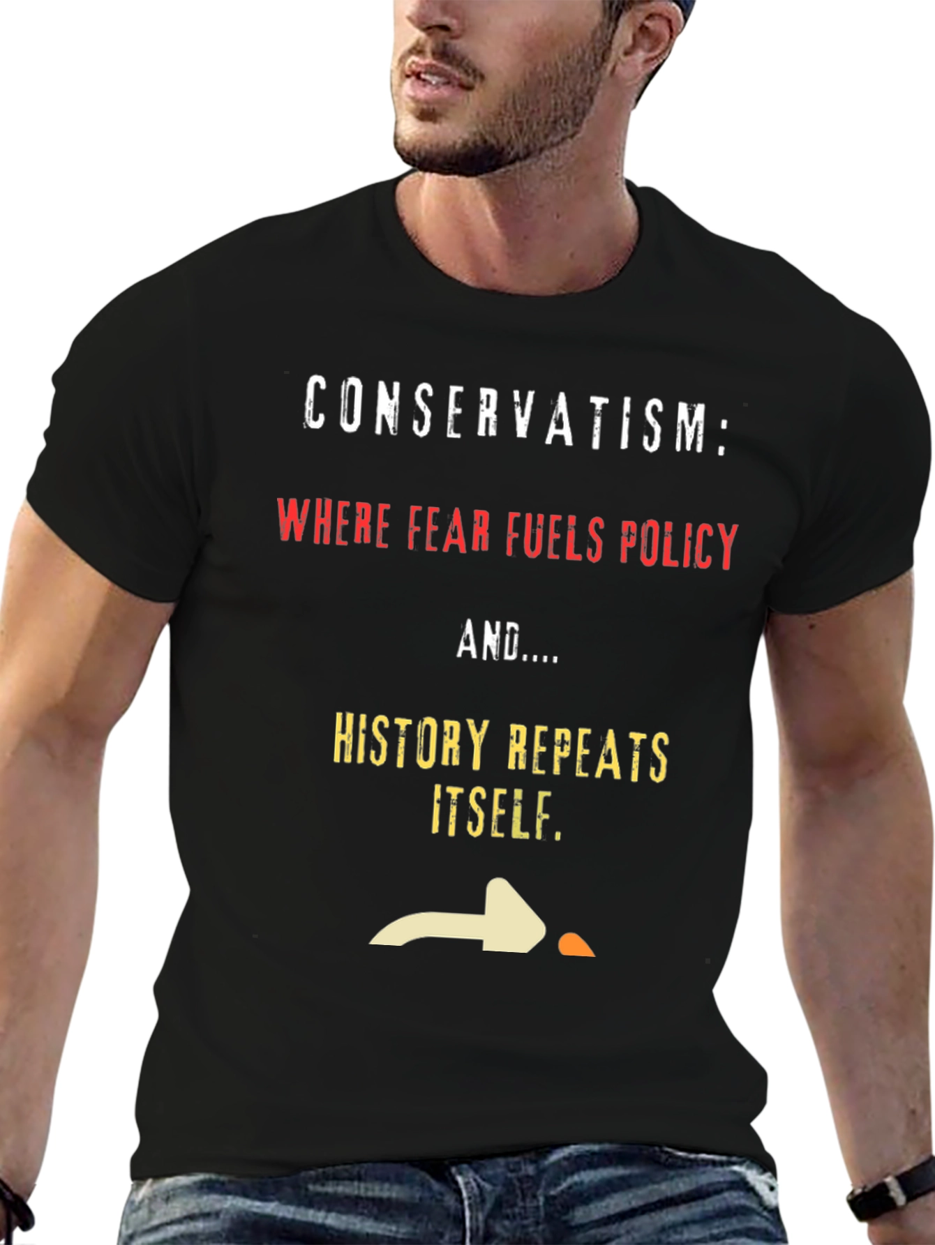 Conservatism History Repeats Itself Graphic Tee