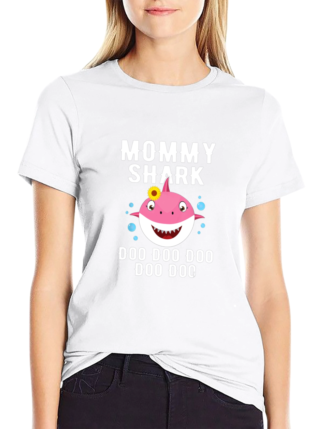 Mommy Shark Doo Doo T-Shirt - Fun Family Apparel