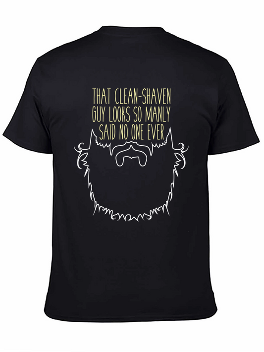 Funny Bearded Man Graphic T-Shirt