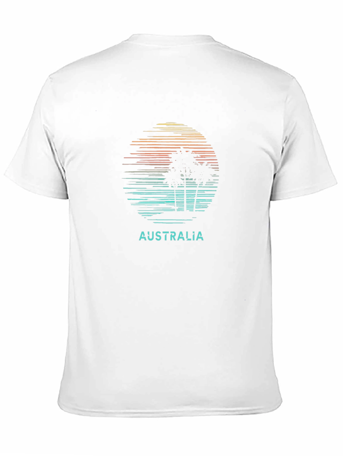 Australia Sunset Palm Tree T-Shirt