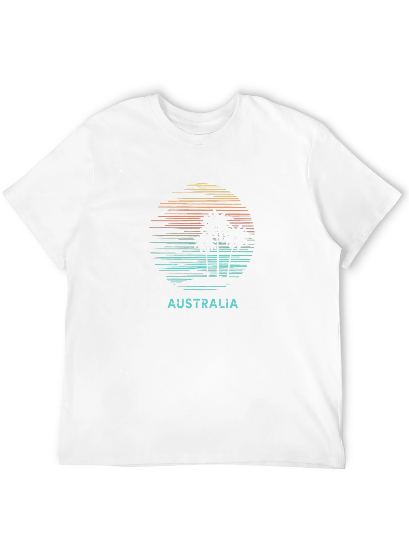 Australia Sunset Palm Tree T-Shirt