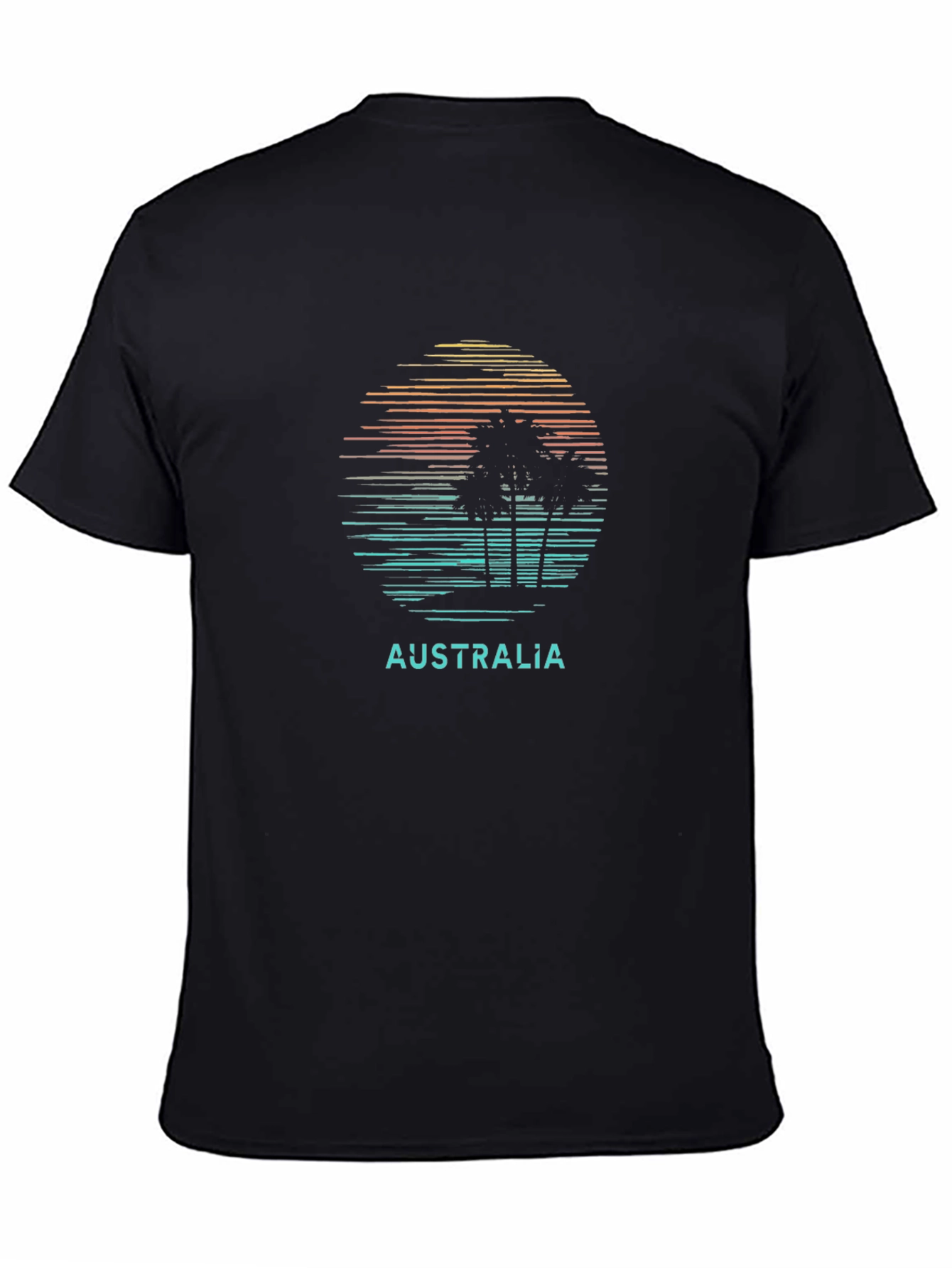 Australia Sunset Palm Tree T-Shirt
