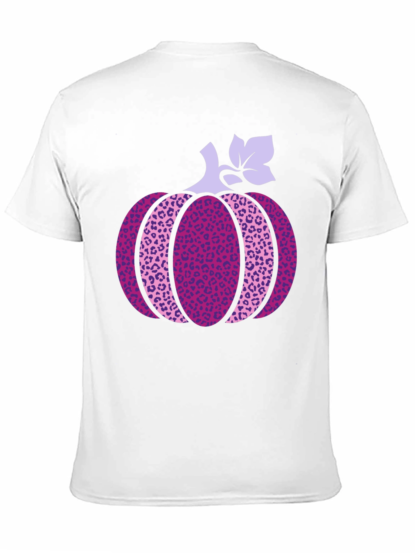 Pumpkin Leopard Print Graphic Tee
