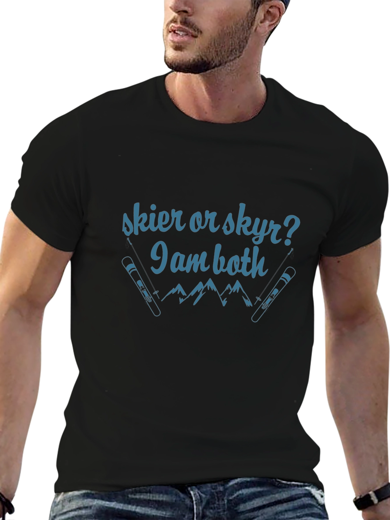 Skier Or Skyr? T-Shirt - I Am Both!