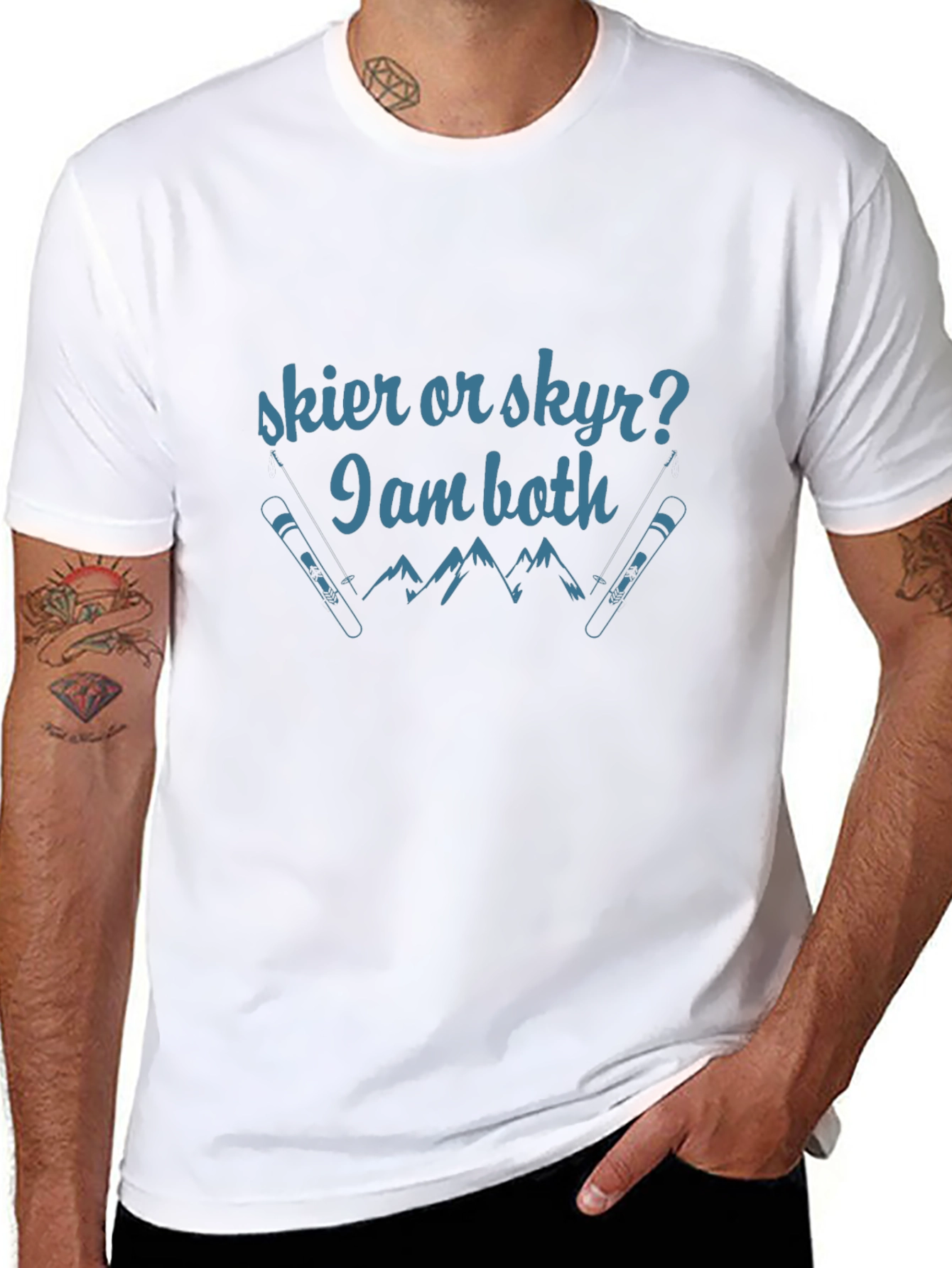 Skier Or Skyr? T-Shirt - I Am Both!
