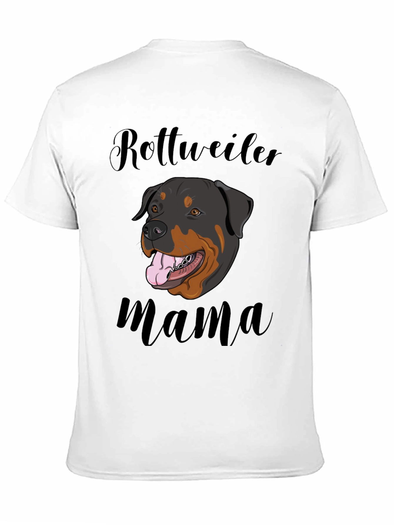 Rottweiler Mama Graphic Tee - Dog Lover Shirt