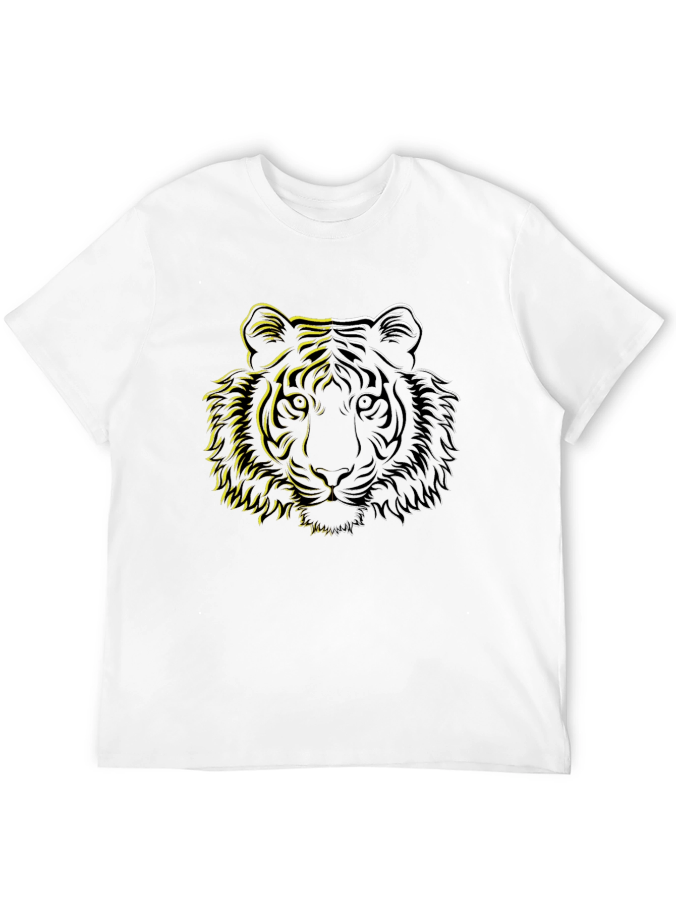 Tiger Graphic Tee - Stylish Black T-Shirt