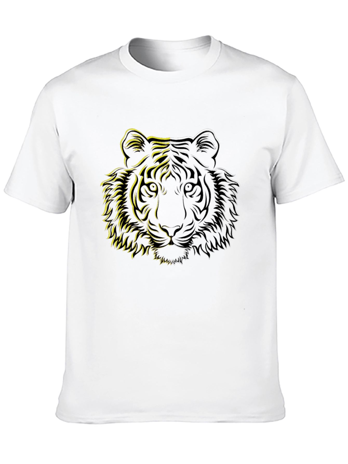 Tiger Graphic Tee - Stylish Black T-Shirt