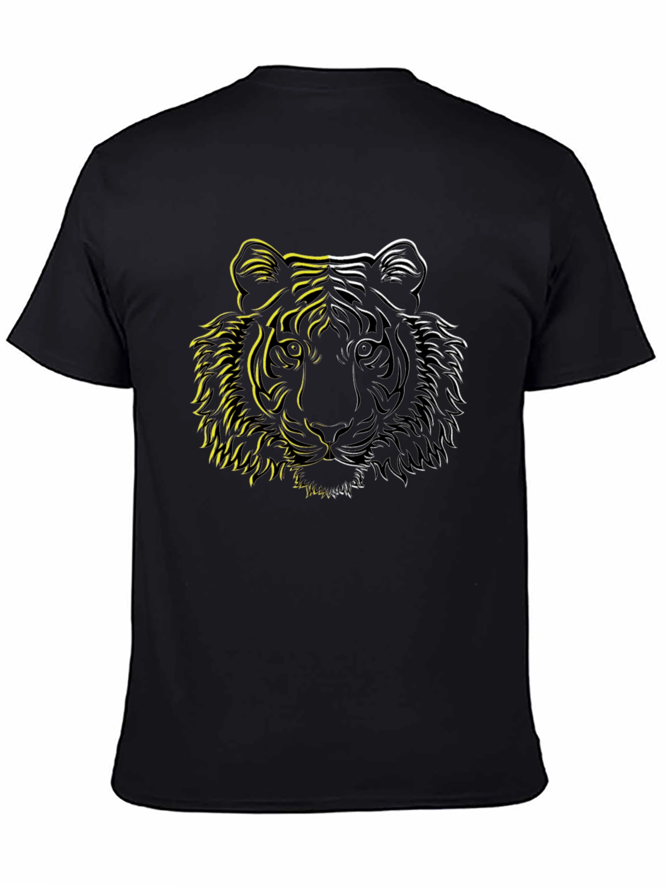 Tiger Graphic Tee - Stylish Black T-Shirt