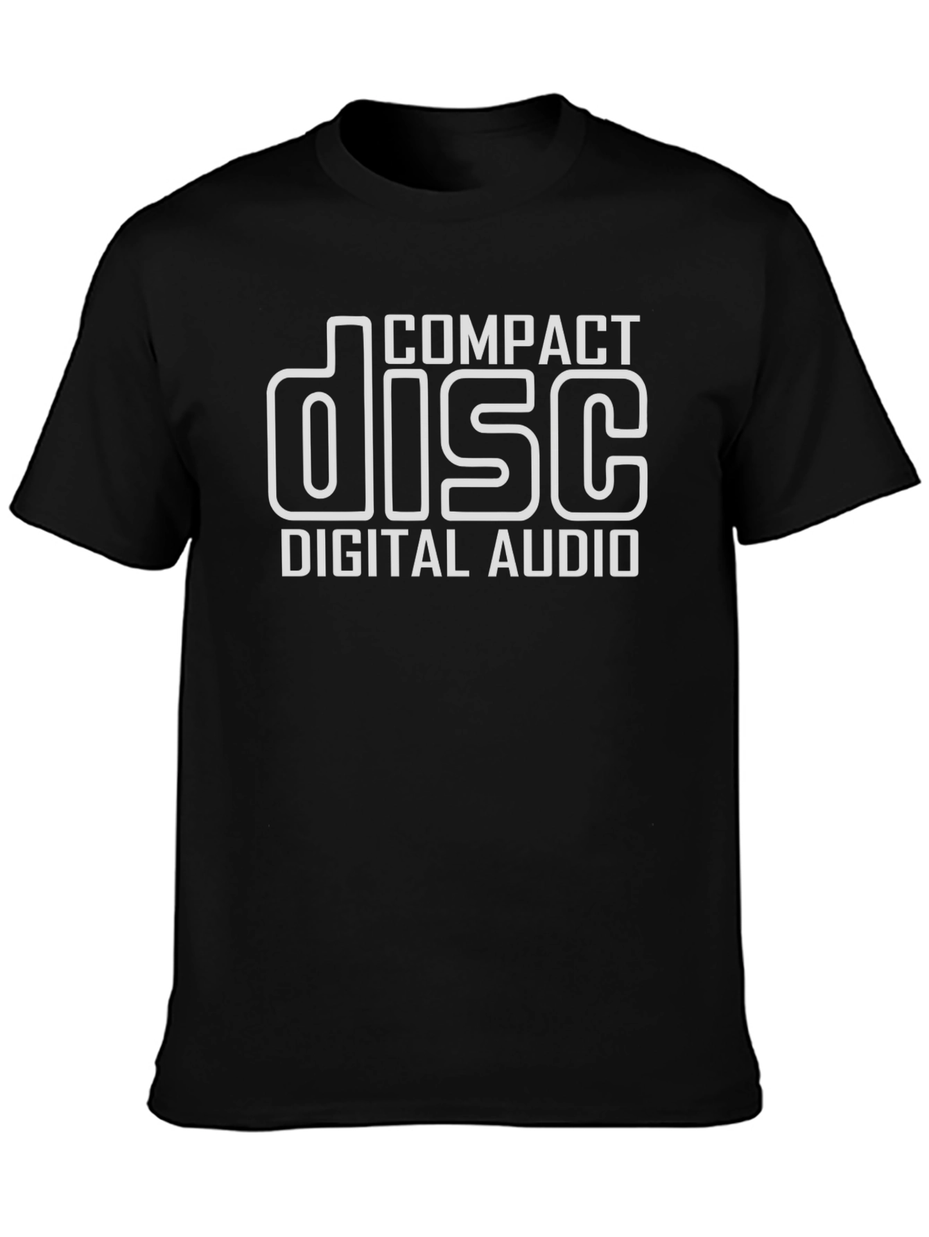 Compact Disc Digital Audio T-Shirt - Retro Music Style