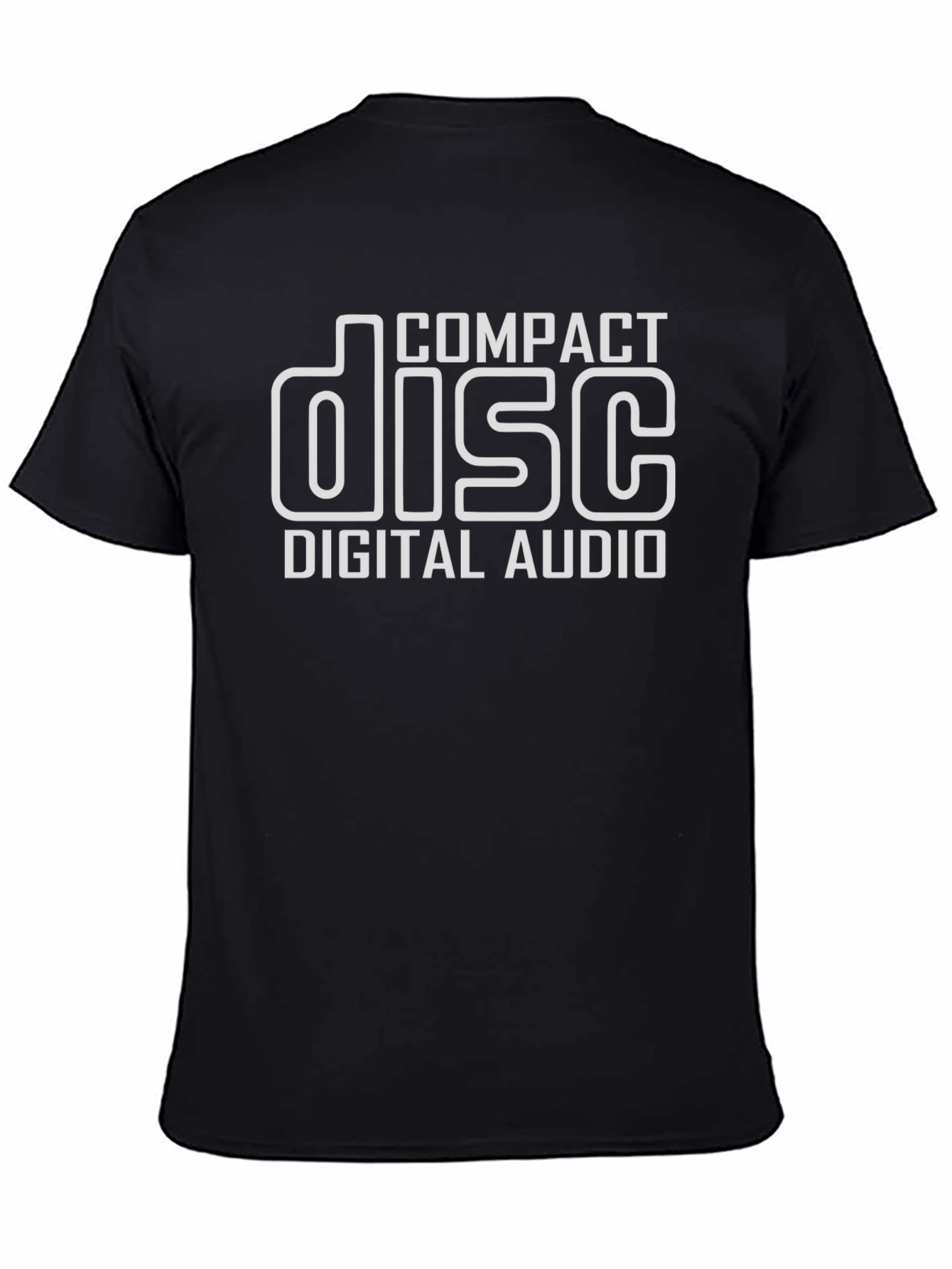 Compact Disc Digital Audio T-Shirt - Retro Music Style