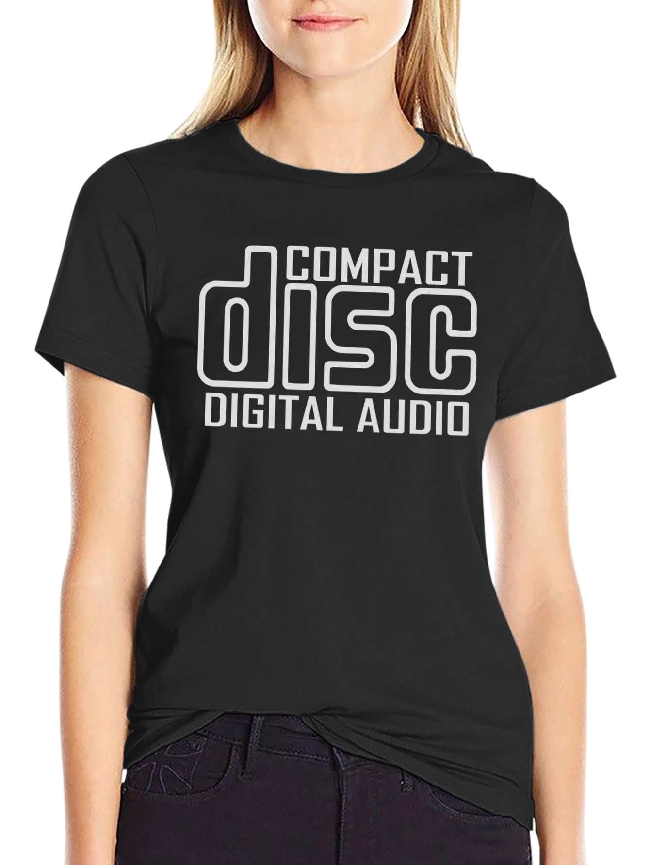 Compact Disc Digital Audio T-Shirt - Retro Music Style