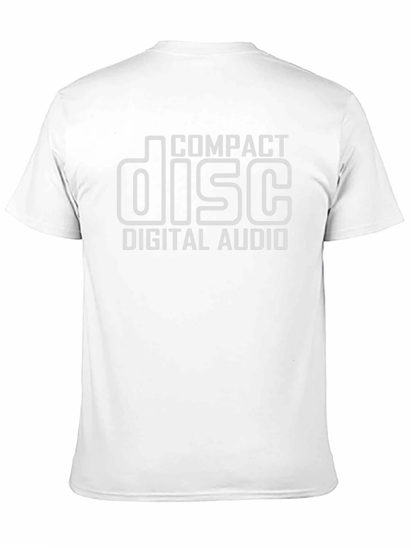 Compact Disc Digital Audio T-Shirt - Retro Music Style