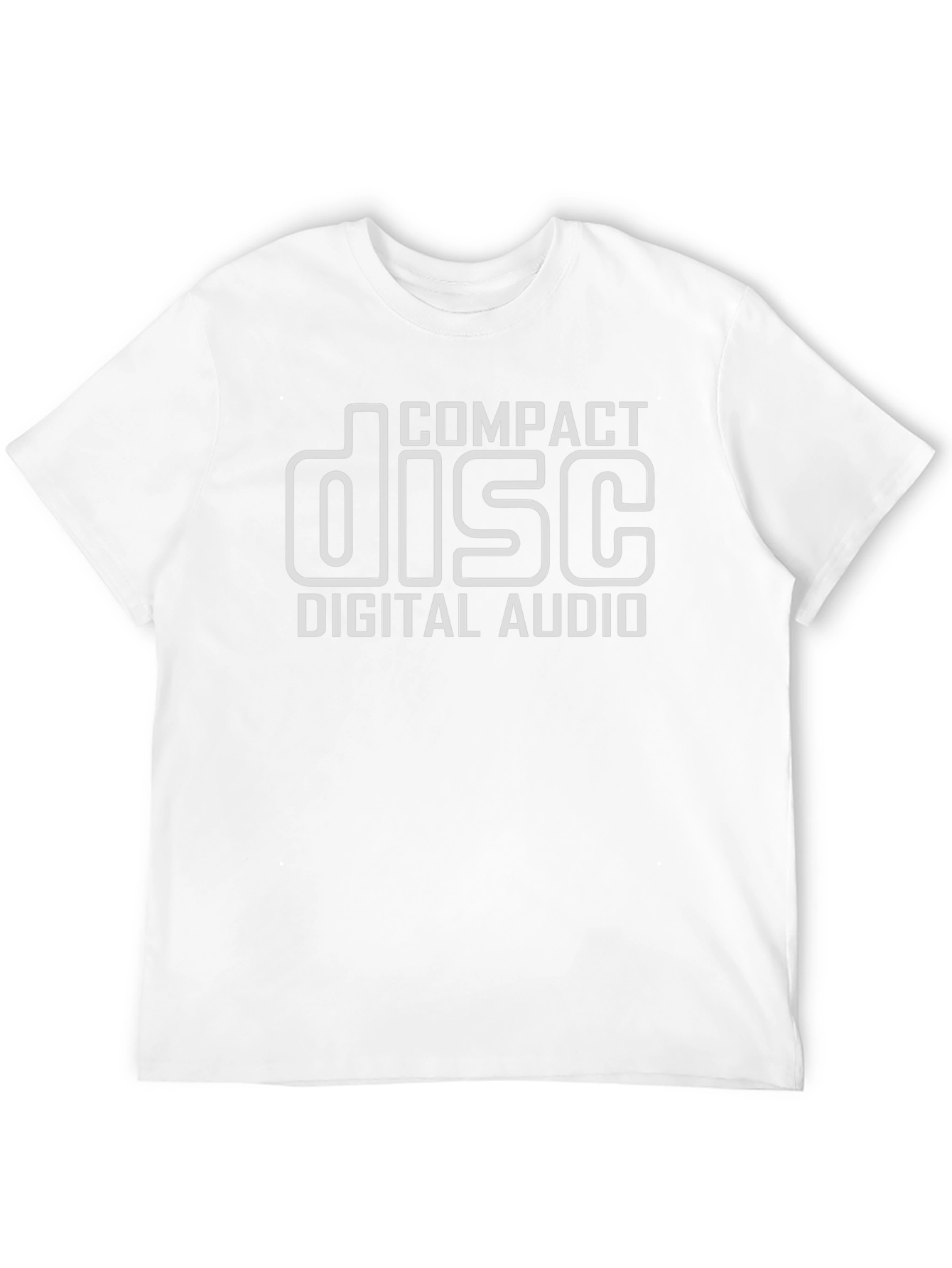 Compact Disc Digital Audio T-Shirt - Retro Music Style