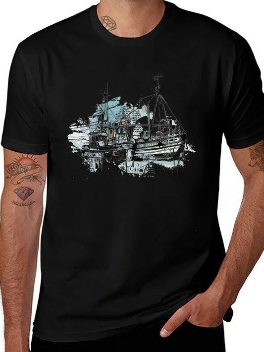 Nautical Vessel Graphic Tee