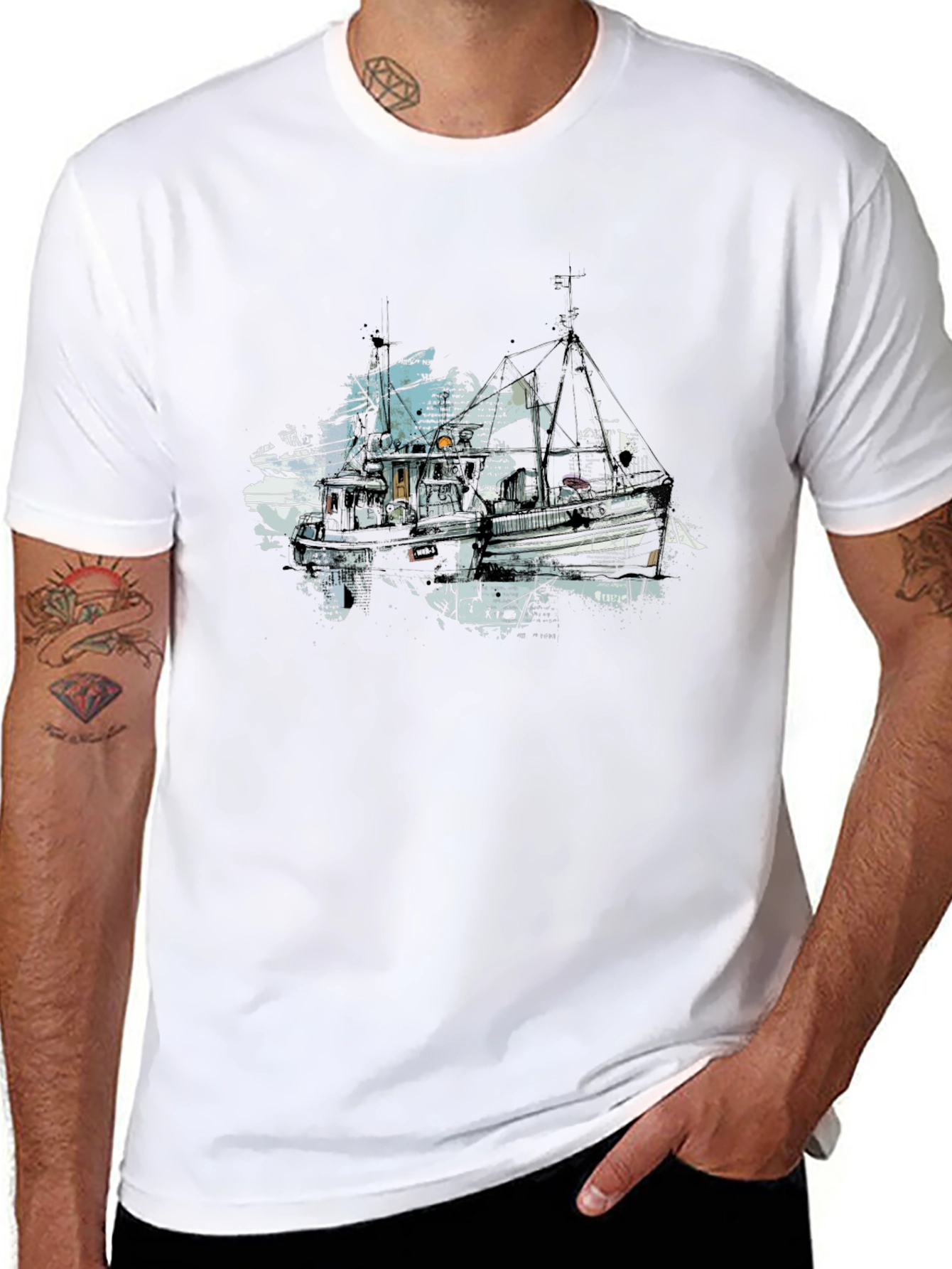 Nautical Vessel Graphic Tee