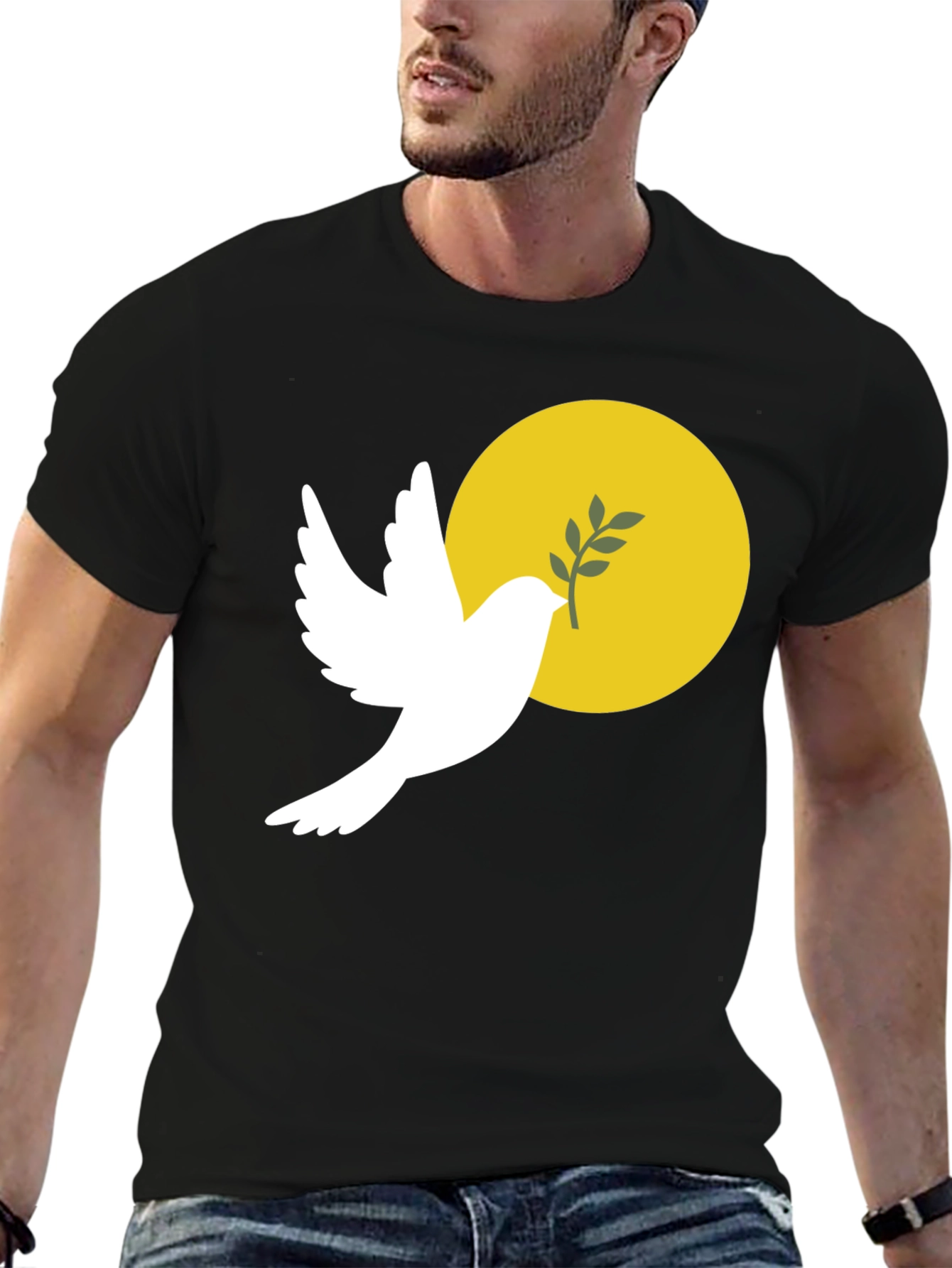 Peace Dove T-Shirt - Symbolic Graphic Tee