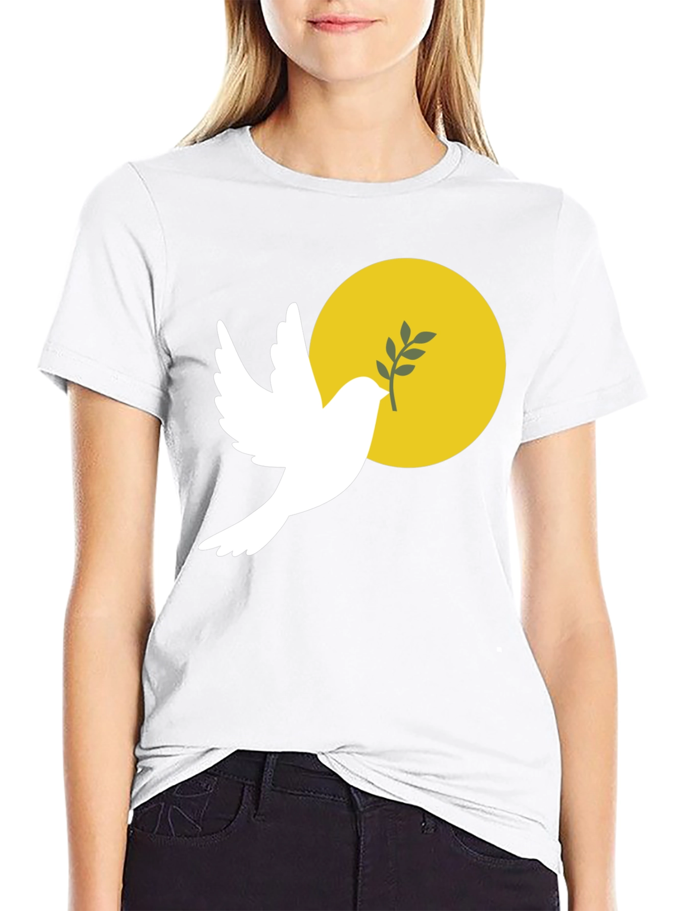 Peace Dove T-Shirt - Symbolic Graphic Tee