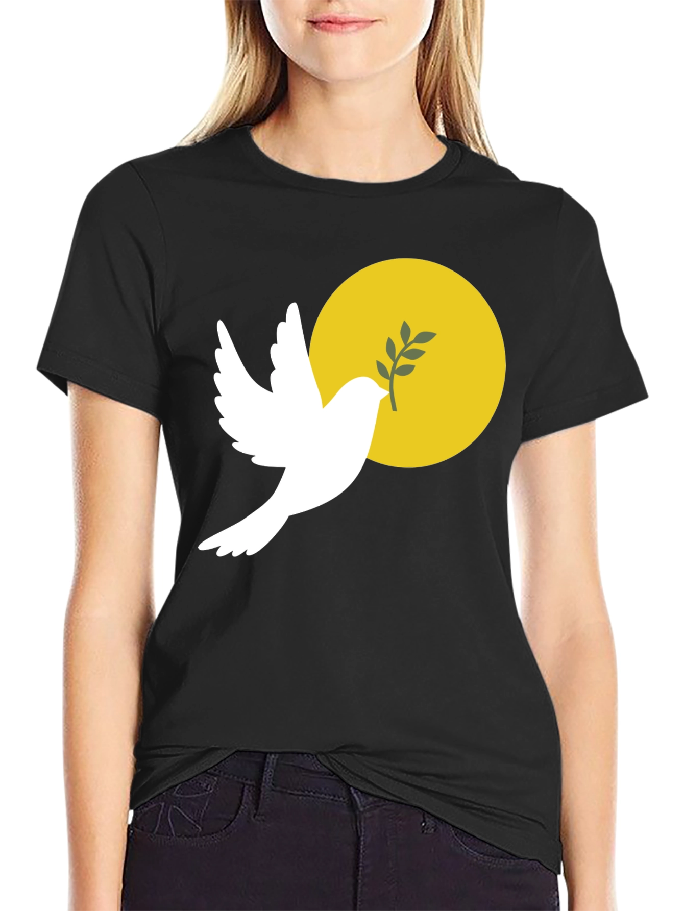 Peace Dove T-Shirt - Symbolic Graphic Tee
