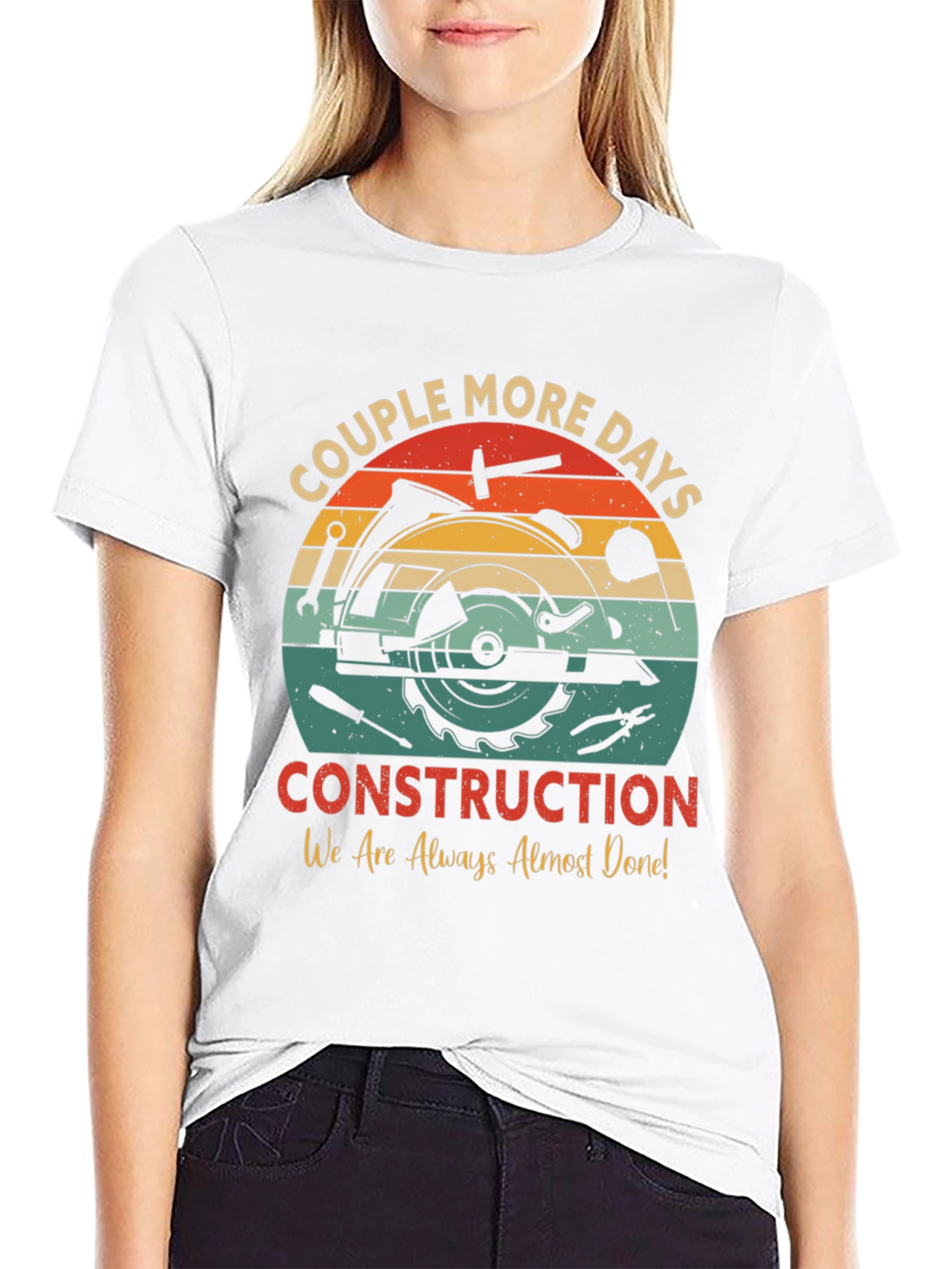 Construction T-Shirt: Couple More Days Design