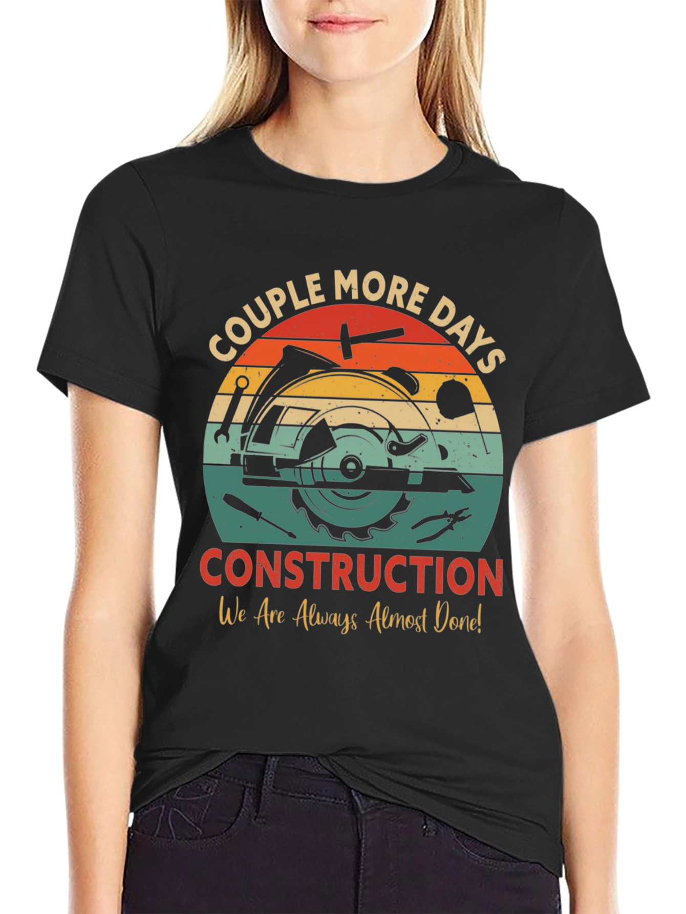 Construction T-Shirt: Couple More Days Design