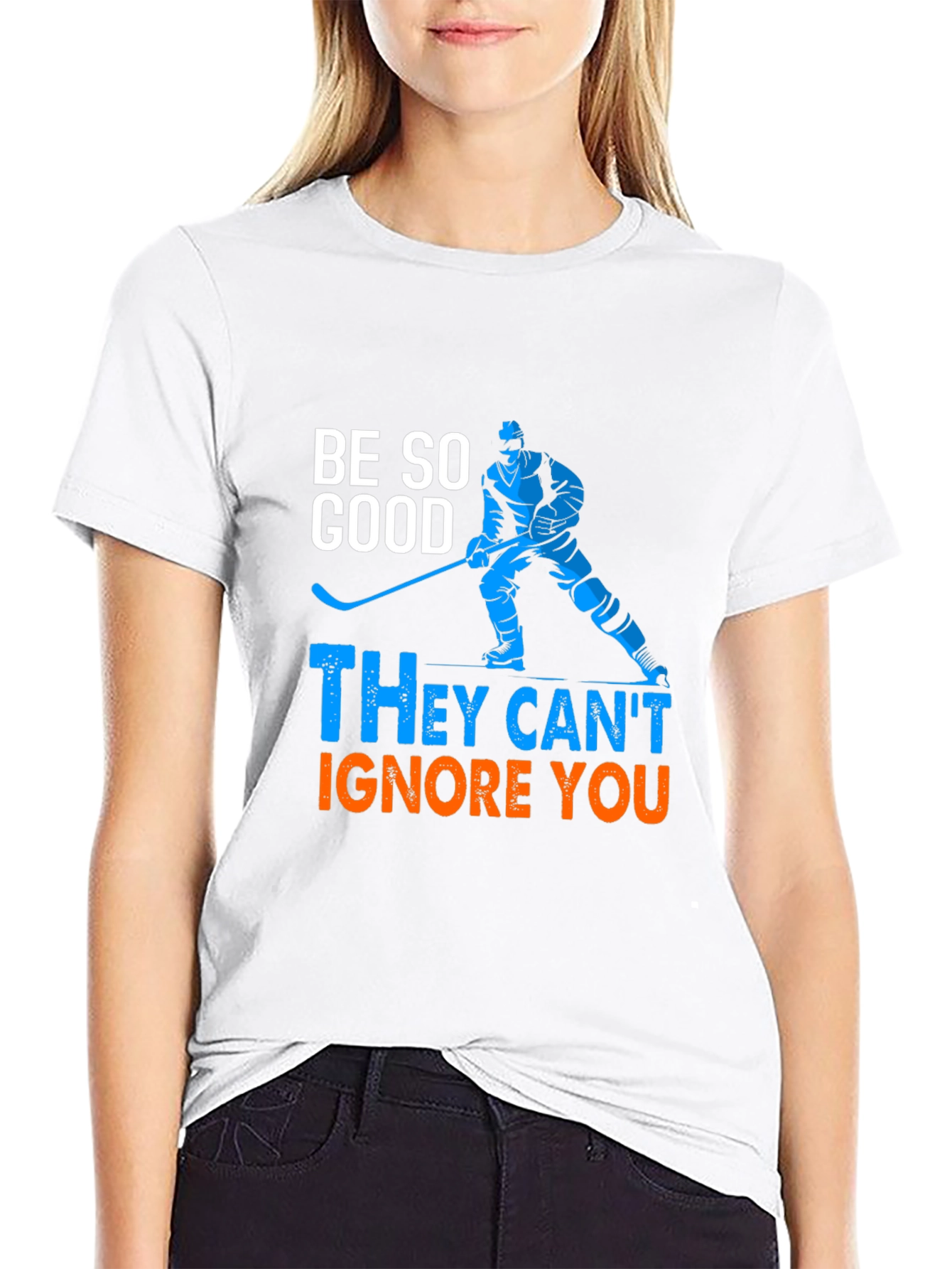 Hockey Player Graphic T-Shirt - Be So Good