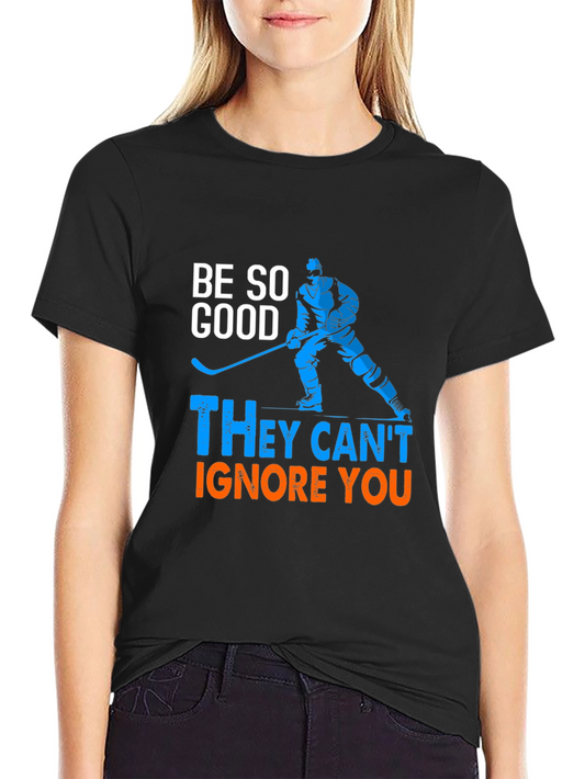 Hockey Player Graphic T-Shirt - Be So Good