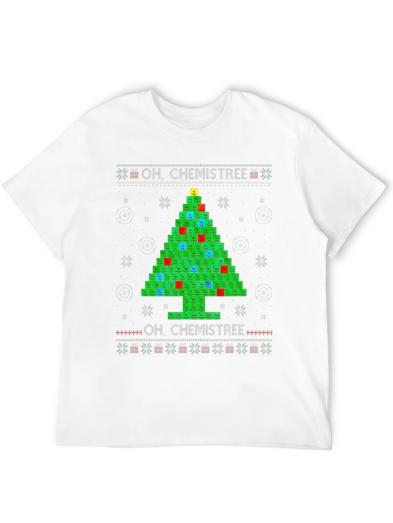 Oh Chemistree Periodic Table Christmas T-Shirt
