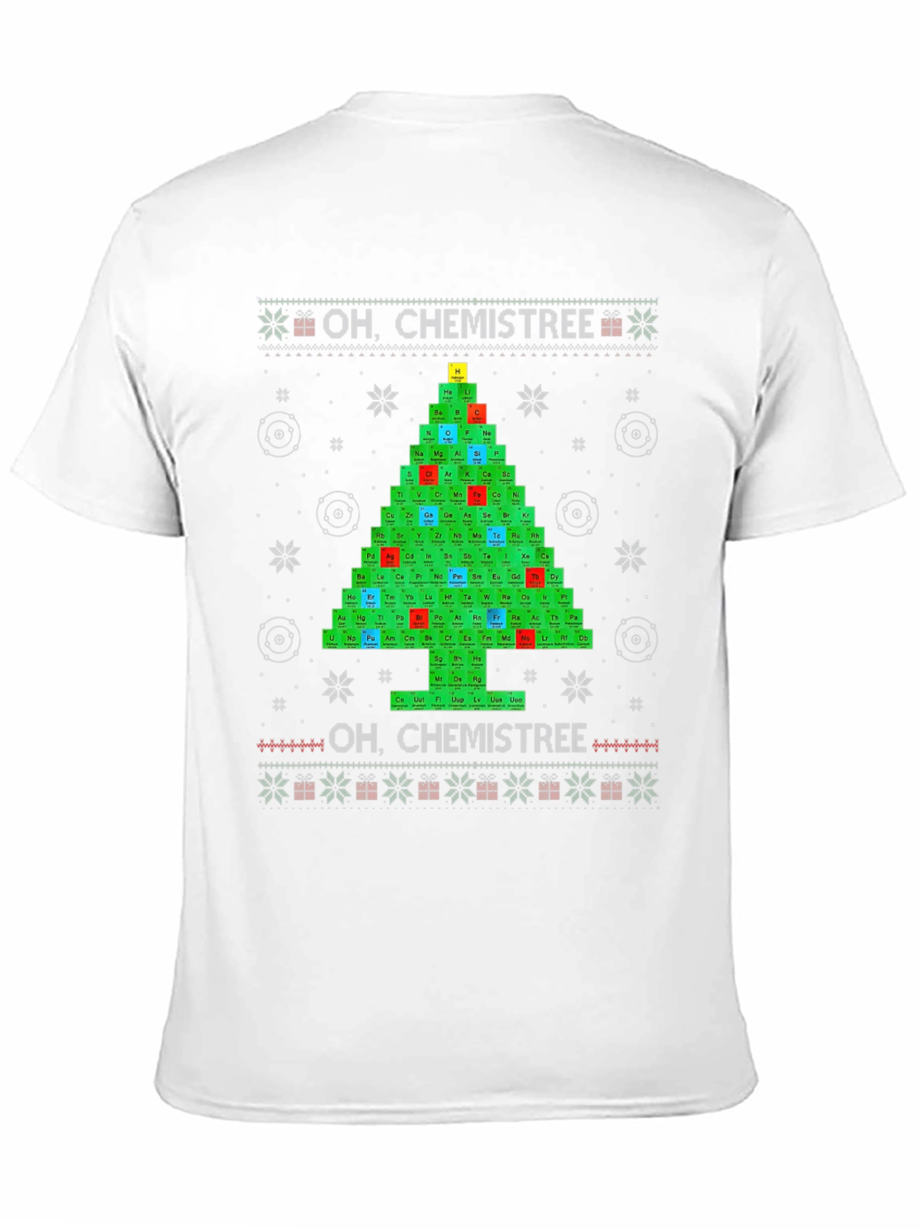 Oh Chemistree Periodic Table Christmas T-Shirt