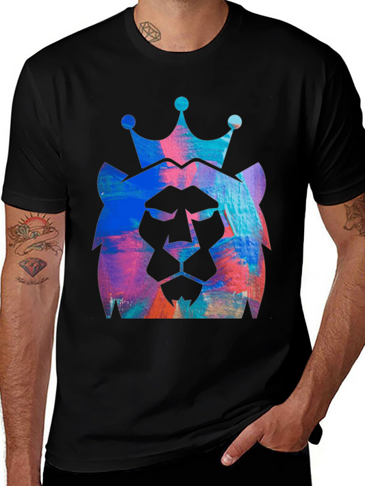 Lion King Graphic Tee - Mens Black T-Shirt