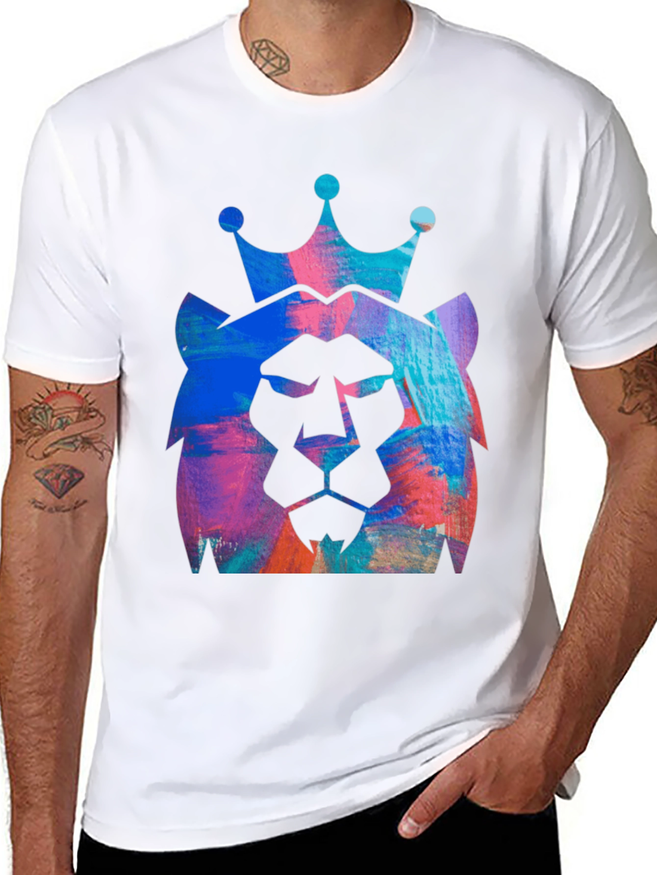 Lion King Graphic Tee - Mens Black T-Shirt